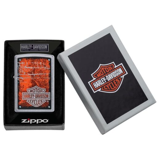 Zippo Harley-Davidson Chromed Out Logo Street Chrome - 49658 - Hình ảnh 6