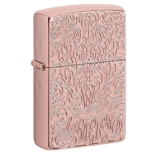 Zippo Armor Carved Design Rose Gold - 49703