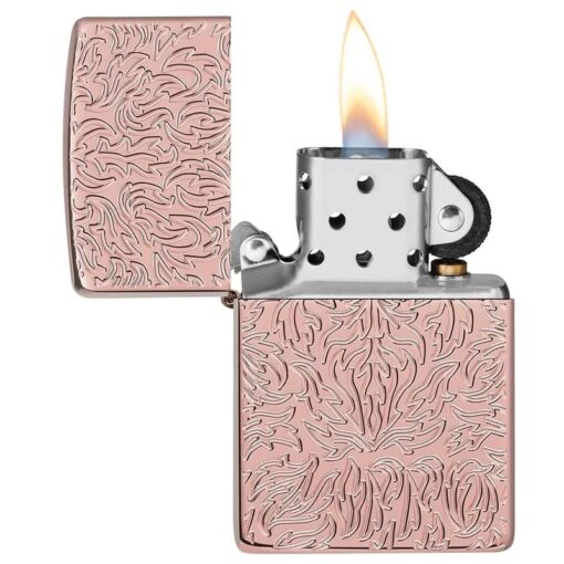 Zippo Armor Carved Design Rose Gold - 49703 - Hình ảnh 4