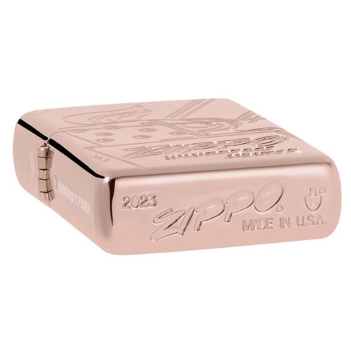 Zippo Armor Script Logo Collectible Rose Gold - 48768 - Hình ảnh 8