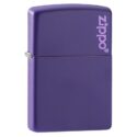 Zippo Classic Matte Purple with Zippo Logo - 237ZL