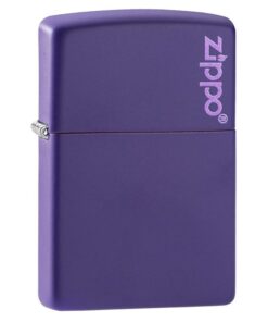 Zippo Classic Matte Purple with Zippo Logo - 237ZL
