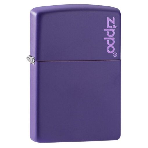 Zippo Classic Matte Purple with Zippo Logo - 237ZL