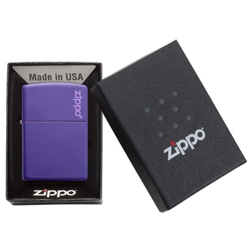 Zippo Classic Matte Purple with Zippo Logo - 237ZL - Hình ảnh 6