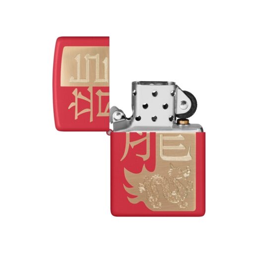 Zippo Year of the Dragon 2024 Red Matte - 48769 - Hình ảnh 2