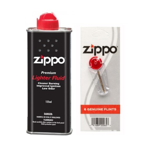 Bộ phụ kiện bật lửa Zippo - 1 Xăng kèm 1 Đá Zippo