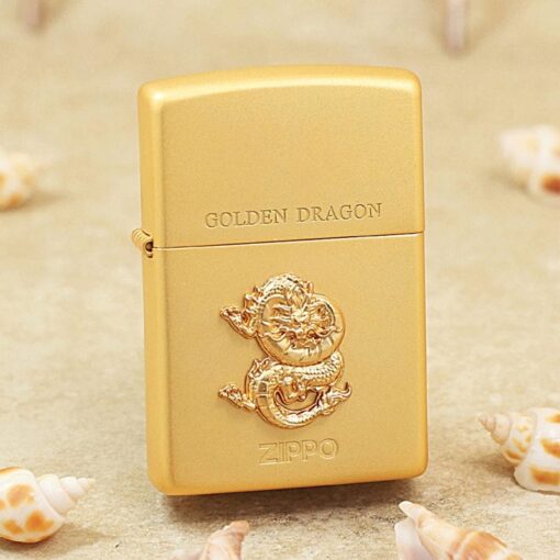 Zippo Lucky Golden Dragon - LZE-0854 - Hình ảnh 2