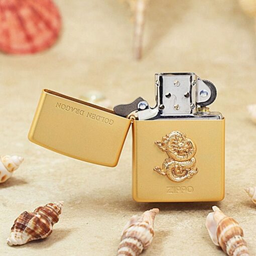 Zippo Lucky Golden Dragon - LZE-0854 - Hình ảnh 4
