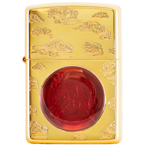 Zippo Limited Edition Gold Plate Year of the Dragon 2024 Asia - CZA-3-27A - Hình ảnh 3