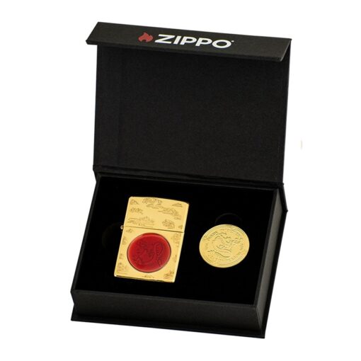 Zippo Limited Edition Gold Plate Year of the Dragon 2024 Asia - CZA-3-27A - Hình ảnh 8