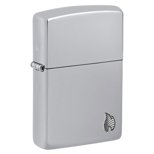 Zippo Armor Deep Carved Flame High Polish Chrome - 46396
