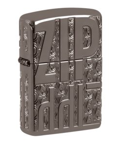 Zippo Armor Reverse Carve Zippo Black Ice - 46312