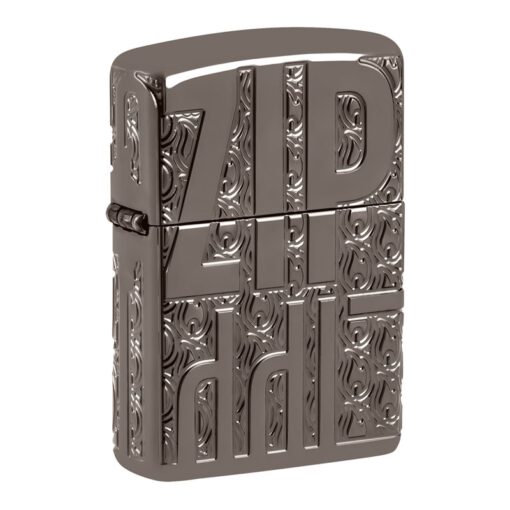 Zippo Armor Reverse Carve Zippo Black Ice - 46312