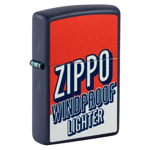 Zippo Color Block Zippo Navy Matte - 46486