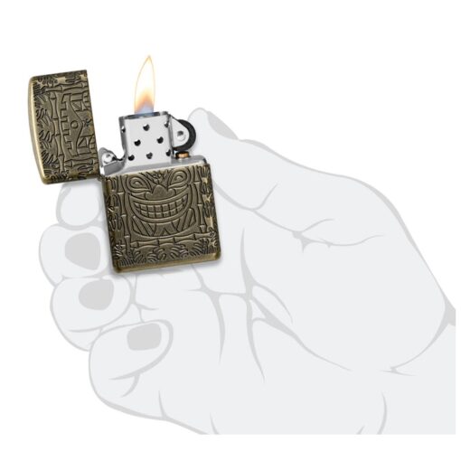 Zippo Armor MultiCut Tiki Antique Brass - 46314 - Hình ảnh 9