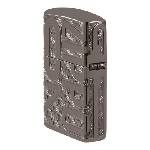 Zippo Armor Reverse Carve Zippo Black Ice - 46312 - Hình ảnh 5