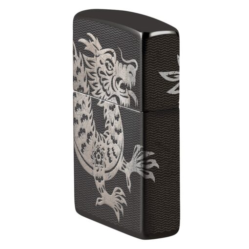 Zippo Lucky Dragon Photo 360° High Polish Black - 46260 - Hình ảnh 4