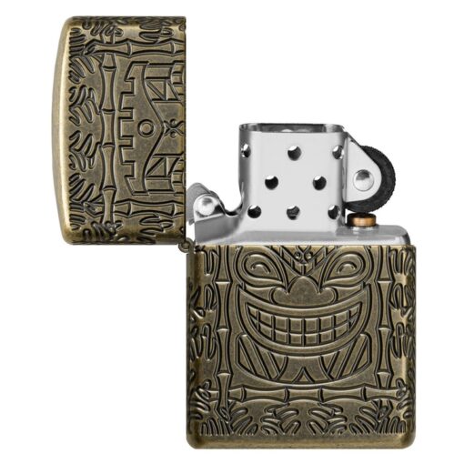 Zippo Armor MultiCut Tiki Antique Brass - 46314 - Hình ảnh 7