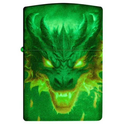 Zippo Glowing Dragon 540 Color Glow In The Dark Green - 46251 - Hình ảnh 10