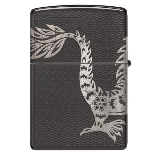 Zippo Lucky Dragon Photo 360° High Polish Black - 46260 - Hình ảnh 7
