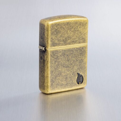 Zippo Armor Deep Carved Flame Antique Brass - 46400 - Hình ảnh 7