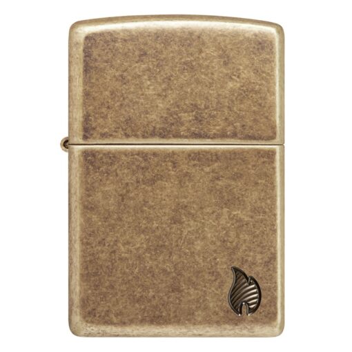 Zippo Armor Deep Carved Flame Antique Brass - 46400 - Hình ảnh 2