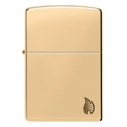 Zippo Armor Deep Carved Flame High Polish Brass - 46397 - Hình ảnh 2