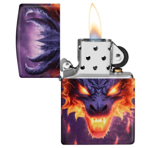 Zippo Glowing Dragon 540 Color Glow In The Dark Green - 46251 - Hình ảnh 7