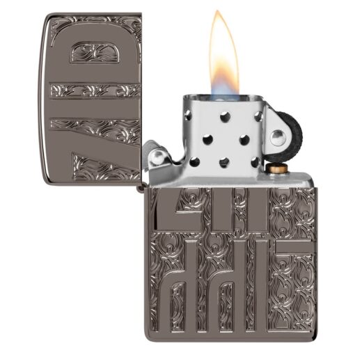 Zippo Armor Reverse Carve Zippo Black Ice - 46312 - Hình ảnh 7