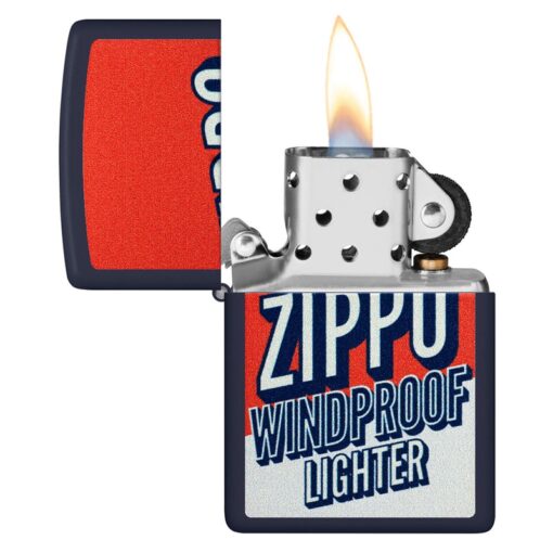 Zippo Color Block Zippo Navy Matte - 46486 - Hình ảnh 4