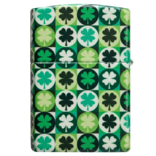 Zippo Clover Design Glow in the Dark Green Matte - 46015 - Hình ảnh 6