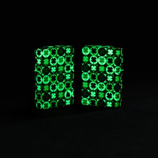 Zippo Clover Design Glow in the Dark Green Matte - 46015 - Hình ảnh 11