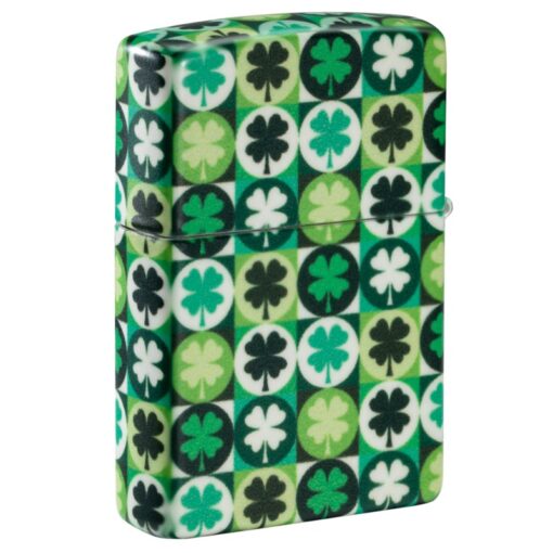 Zippo Clover Design Glow in the Dark Green Matte - 46015 - Hình ảnh 5