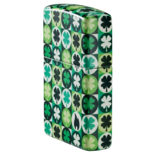 Zippo Clover Design Glow in the Dark Green Matte - 46015 - Hình ảnh 4