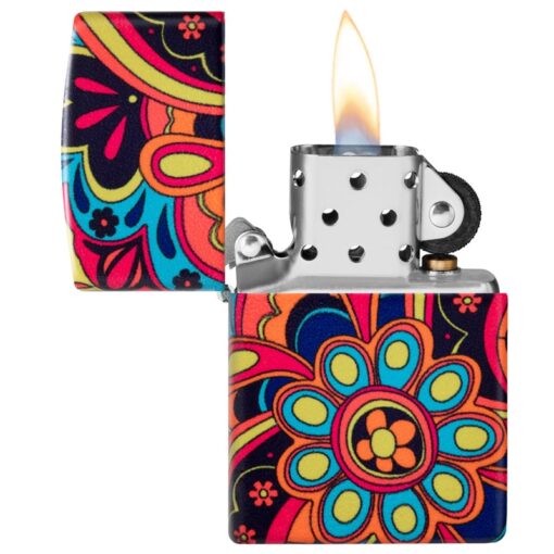 Zippo Flower Power 540 Color Matte - 46128 - Hình ảnh 8