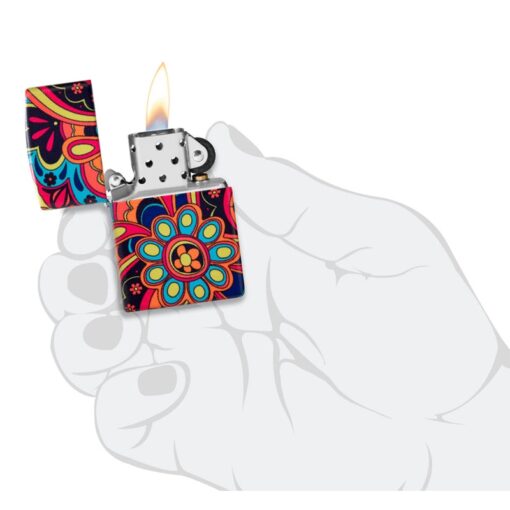 Zippo Flower Power 540 Color Matte - 46128 - Hình ảnh 9