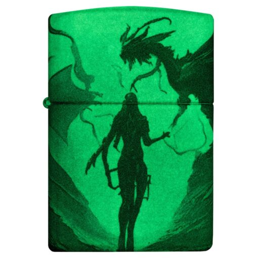 Zippo Glowing Dragon 540 Color Glow in the Dark - 46130 - Hình ảnh 4