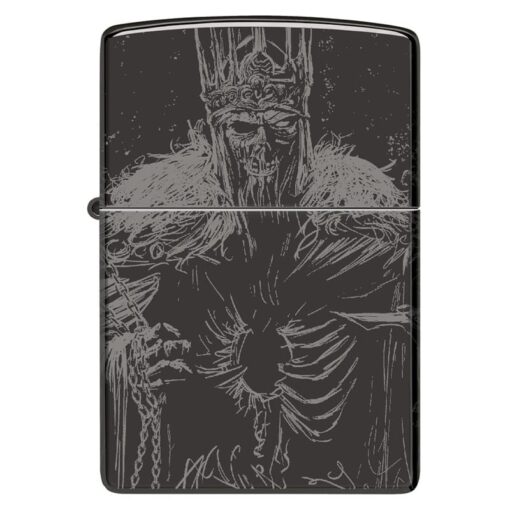 Zippo Skull King High Polish Black - 46139 - Hình ảnh 3