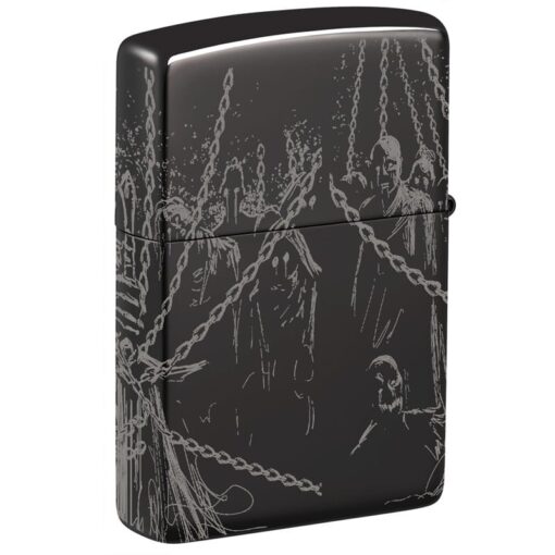 Zippo Skull King High Polish Black - 46139 - Hình ảnh 5