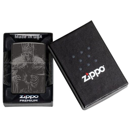 Zippo Skull King High Polish Black - 46139 - Hình ảnh 10