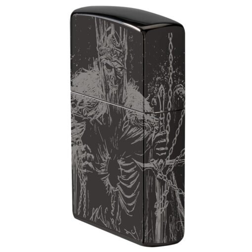 Zippo Skull King High Polish Black - 46139 - Hình ảnh 4