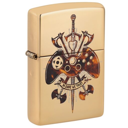 Zippo Gamer Creed High Polish Brass - 46141