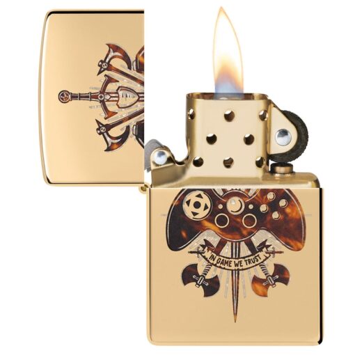 Zippo Gamer Creed High Polish Brass - 46141 - Hình ảnh 4