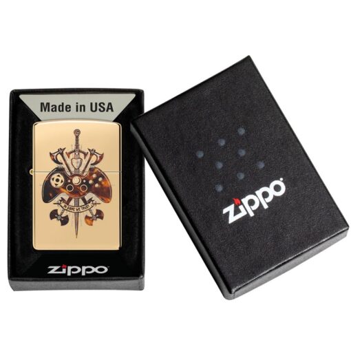 Zippo Gamer Creed High Polish Brass - 46141 - Hình ảnh 6