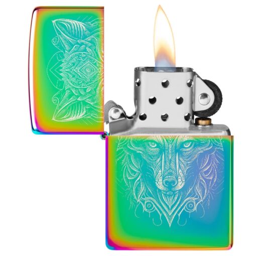 Zippo Mystic Wolf Multi Color - 46176 - Hình ảnh 4