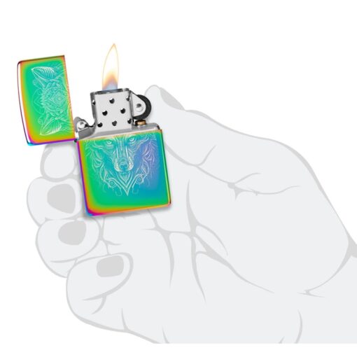 Zippo Mystic Wolf Multi Color - 46176 - Hình ảnh 5