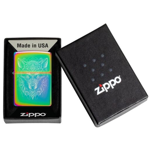 Zippo Mystic Wolf Multi Color - 46176 - Hình ảnh 6
