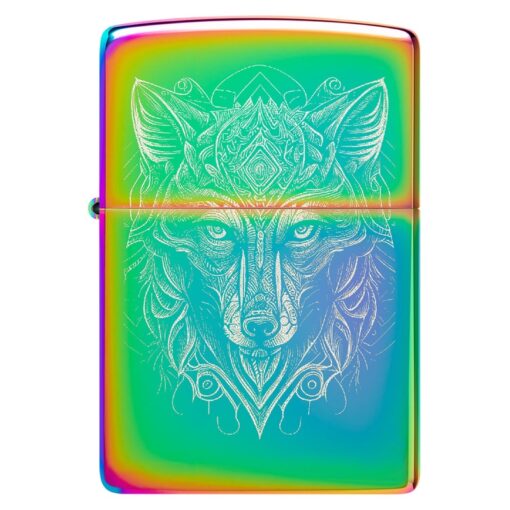 Zippo Mystic Wolf Multi Color - 46176 - Hình ảnh 3