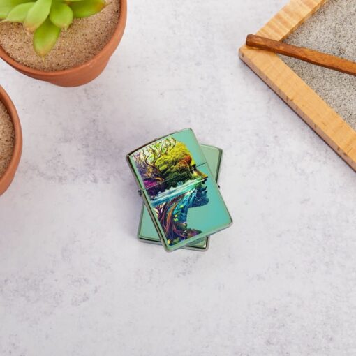 Zippo One with Nature High Polish Green - 46233 - Hình ảnh 7