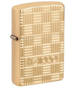 Zippo Armor Deep Carve Zippo High Polish Brass - 46274